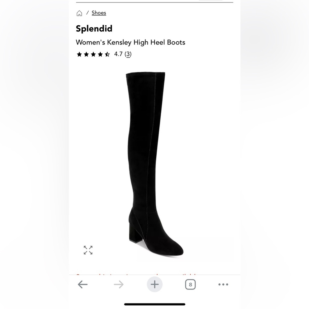 Over the Knee Black High Heel Boots